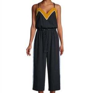 Ted Baker Darvva V-Neckline Cotton Sleeveless Women’s Jumpsuit Black Size 0 NWOT